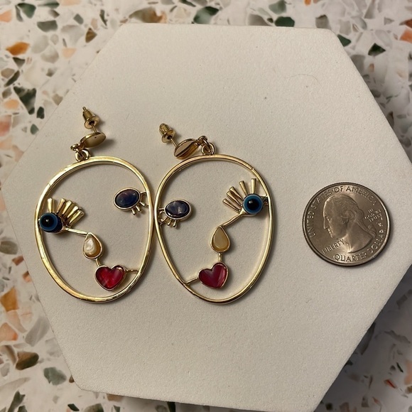 Fashion Nova Face Your Fears Abstract Earrings - Picture 14 of 14